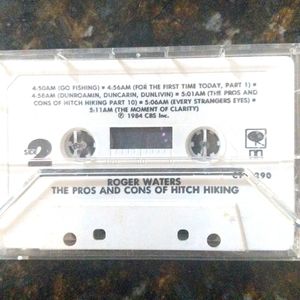 Cassette Tape Roger Waters 1984 Music Cassette Tape Roger Waters 1984 Music